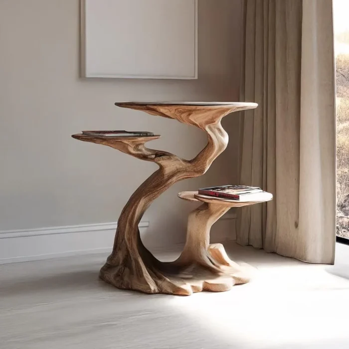 Arbor Live Edge Bedside Table