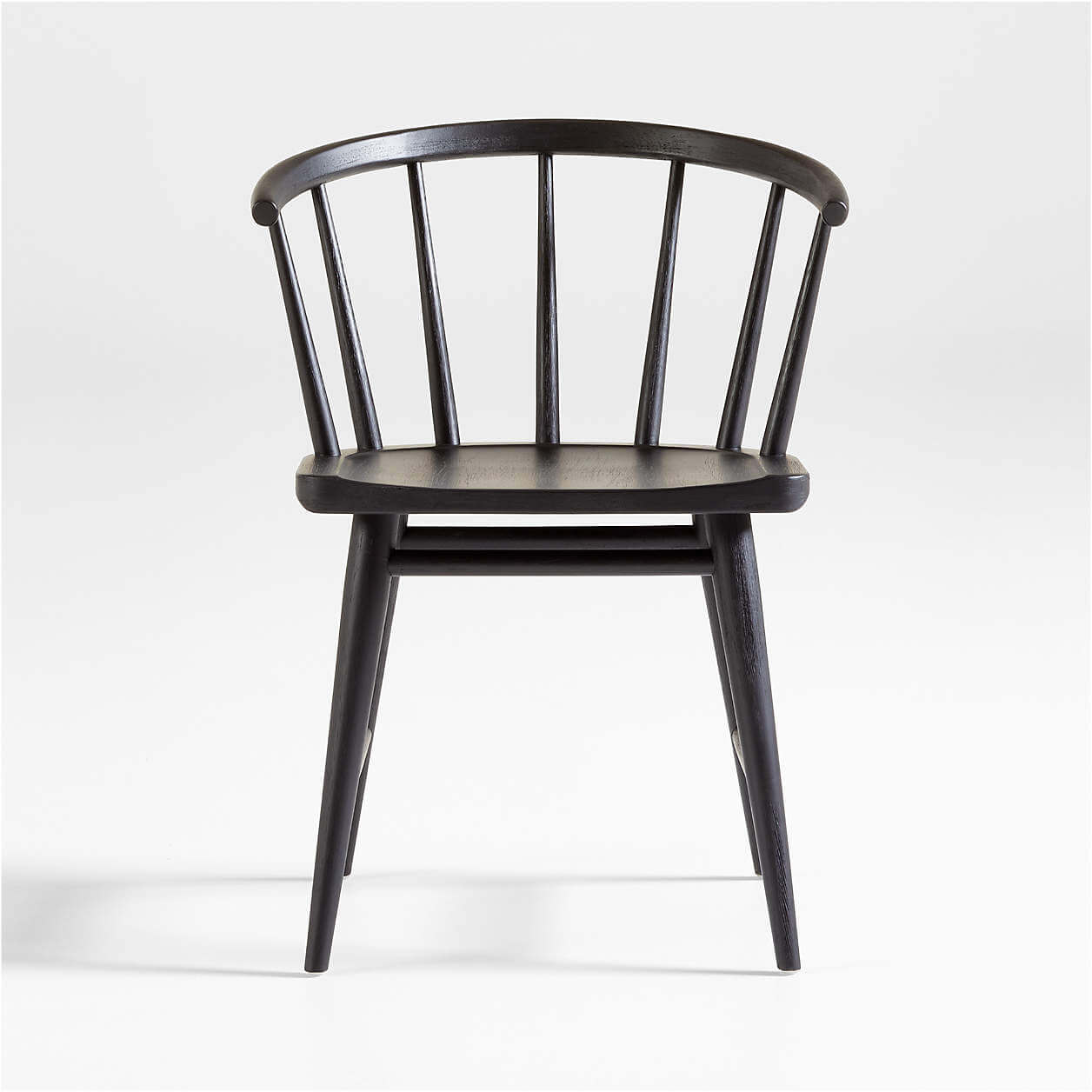 Obsidian Hardwood Dining Chair, Black Finish